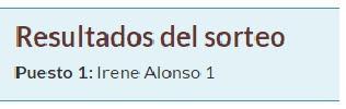 Ganadora del sorteo de un lote de productos de Hawaiian Tropic.