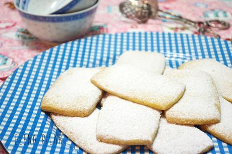 Galletas shortbread de vainilla