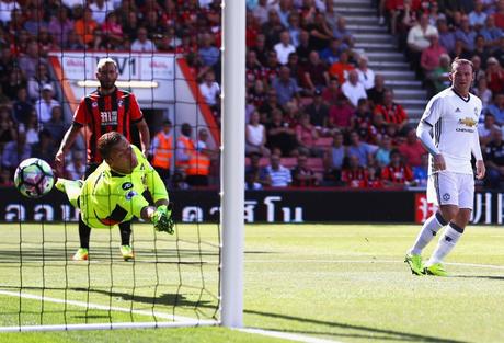 FUTBOL/SOCCER. Premier League, jorn. 1ª: Bournemouth 1 Manchester United 3