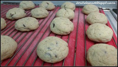 Galletas de chocolate y nueces