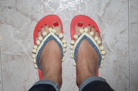 Diy: customizando unas chanclas