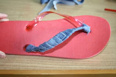 Diy: customizando unas chanclas