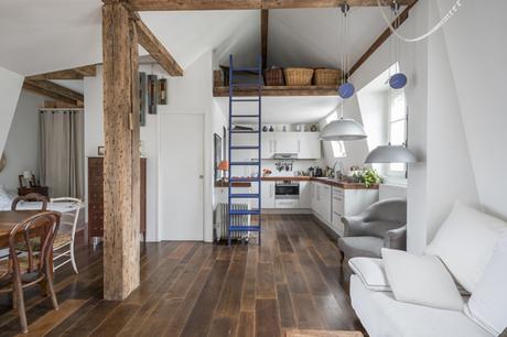 Home tour: un ático con espíritu de loft Home tour: un ático con espíritu de loft