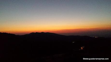 Alto de las Guarramillas nocturna. P.N. de la Sierra de Guadarrama