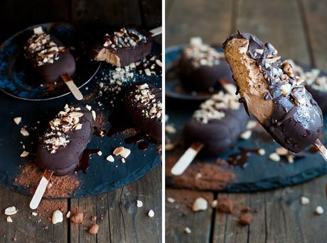 Helado magnum de choco y aguacate Helado Magnum de choco y aguacate