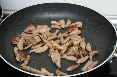 Puntas de solomillo en salsa agridulce de piña Puntas de solomillo en salsa agridulce de piña