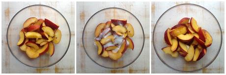 Receta de pastel de nectarinas (Tarta de pelones) Receta de pastel de nectarinas (Tarta de pelones)