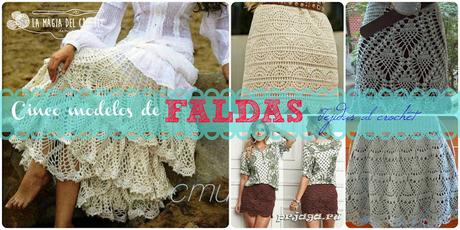 FALDAS TEJIDAS AL CROCHET...