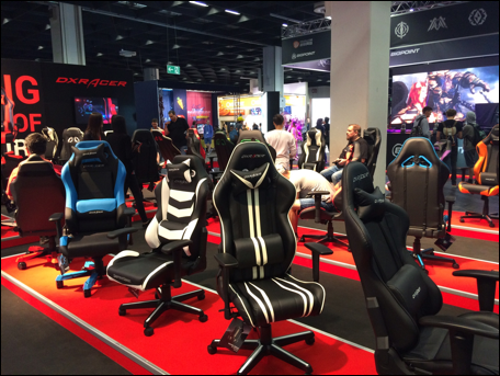 DXRacer presenta sus nueva gama de sillas Sentinel Series en la Gamescom DXRacer presenta sus nueva gama de sillas Sentinel Series en la Gamescom