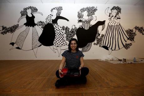 “Una tal Martina y su monstruo”, de Sara Fratini sara Fratini y su mural
