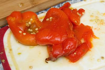 Tosta de escalivada con anchoas Tosta de escalivada con anchoas