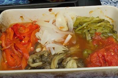 Tosta de escalivada con anchoas Tosta de escalivada con anchoas