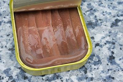 Tosta de escalivada con anchoas Tosta de escalivada con anchoas