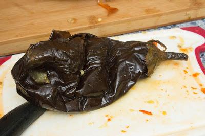 Tosta de escalivada con anchoas Tosta de escalivada con anchoas