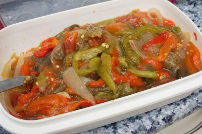 Tosta de escalivada con anchoas Tosta de escalivada con anchoas