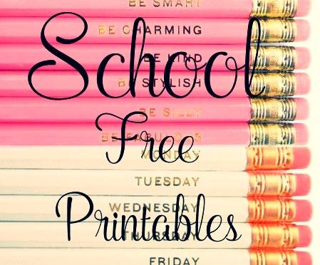 Imprimibles Escolares - Free Printables or School - A las Clases!! Imprimibles Escolares - Free Printables or School - A las Clases!!