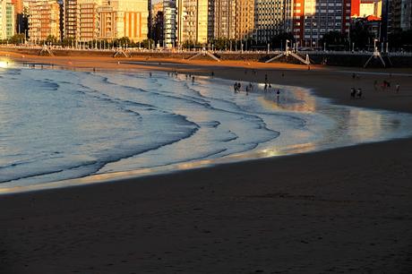 Gijón al aterdecer Gijón al aterdecer