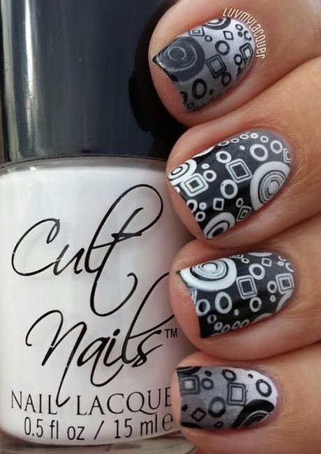 stamped nail art