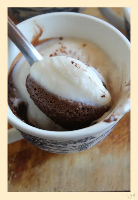 Pudding de chocolate y nubes ... para Desafio en la cocina