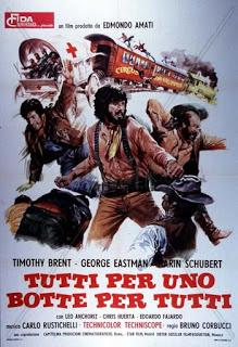 TODOS PARA UNO, GOLPES PARA TODOS (Tutti per uno... botte per tutti) (Italia, 1973) Spaguetti Western, Comedia