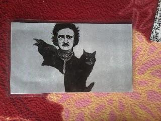 Mis nuevos marcapáginas caseros de Edgar Allan Poe