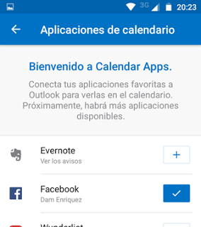 Ver Eventos Facebook en Calendario Outlook Correo
