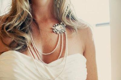 Novias con maxi collar