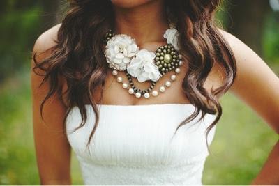 Novias con maxi collar