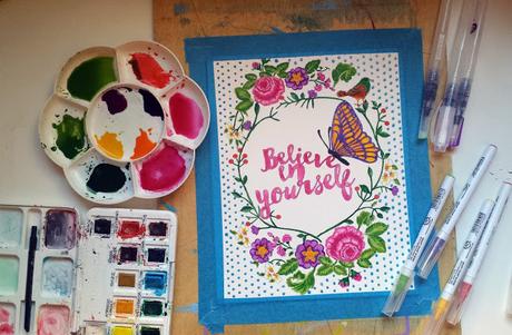 Watercolor coloring book Prima: 