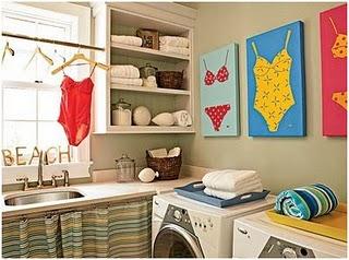 Consejos para el cuarto de lavado o lavadero. equipar y decorar el cuarto de lavado consejos