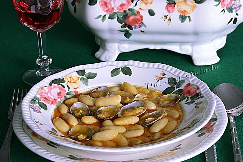 FABES (ALUBIAS) CON ALMEJAS FABES (ALUBIAS) CON ALMEJAS