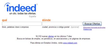 Indeed, búsqueda de empleo con un solo click Indeed, búsqueda de empleo con un solo click
