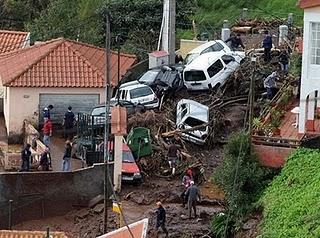 Madeira, devastada por las inundaciones