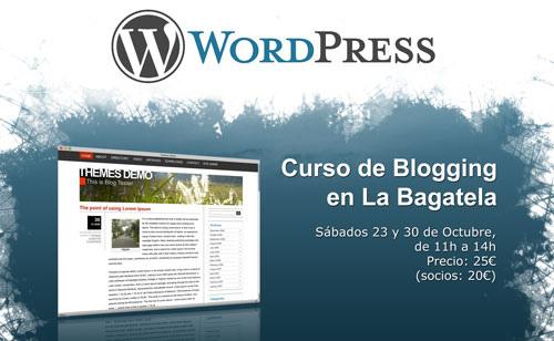 Curso de Blogging con Wordpress CursoWordPressBlog
