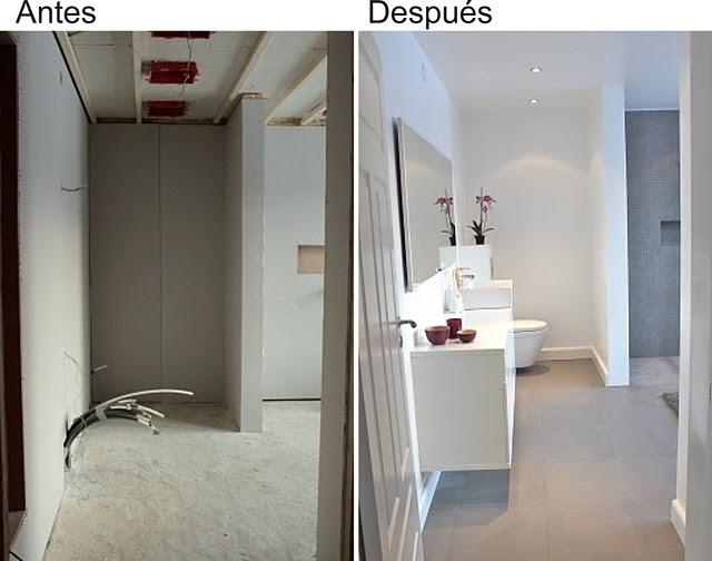 Antes y Después: Reforma de un cuarto de baño