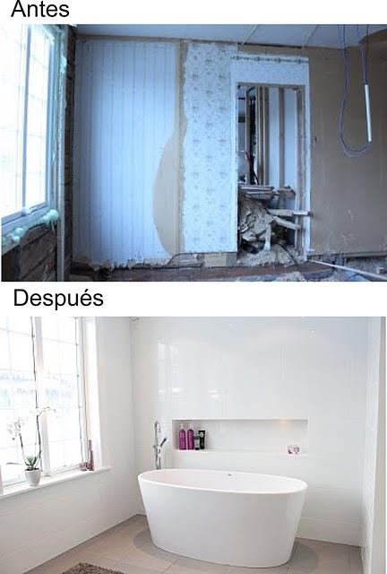 Antes y Después: Reforma de un cuarto de baño