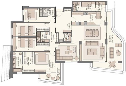 Second-floor.-B-building La nueva “Reserva de Aravaca”