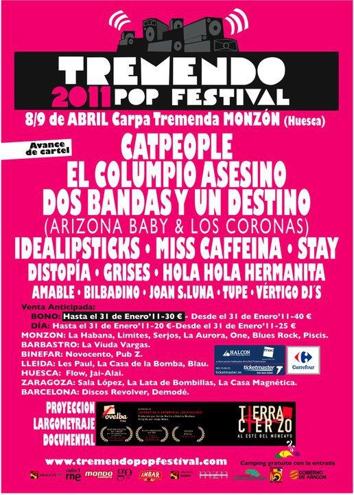 tremendopop11 Tremendo Pop Festival 2011