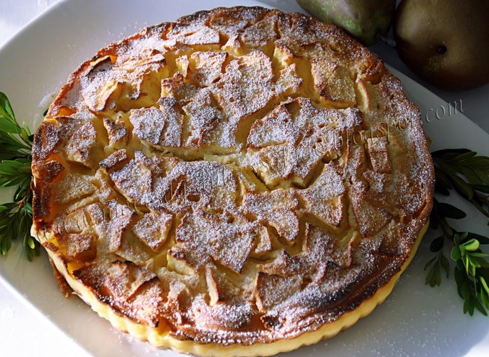 TARTA DE PERAS CON REQUESON EN MICROONDAS TARTA DE PERAS CON REQUESON EN MICROONDAS