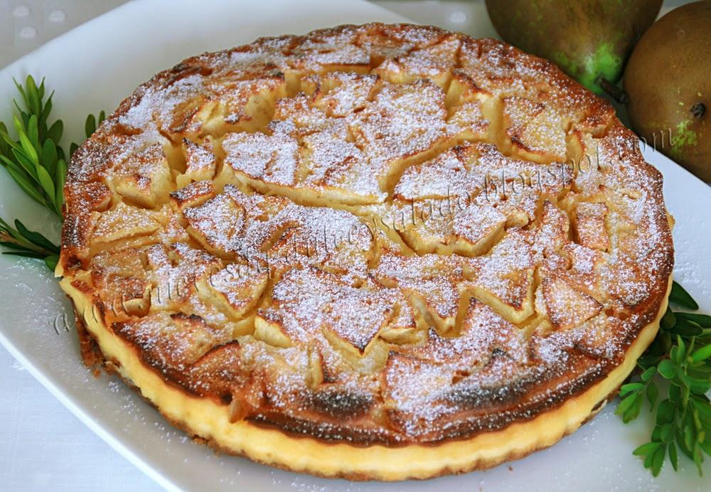 TARTA DE PERAS CON REQUESON EN MICROONDAS TARTA DE PERAS CON REQUESON EN MICROONDAS