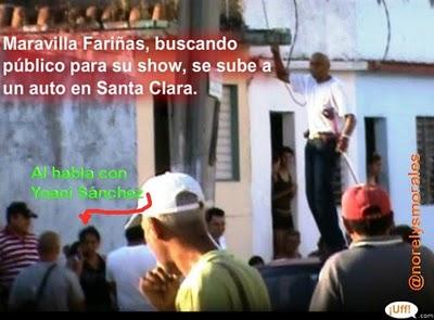 Noticiando en corto: Guillermo Fariñas intentó ultrajar busto de José Martí en Santa Clara (+ fotos)