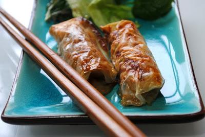 Rollitos al estilo vietnamita pero de aprovechamiento (sin gluten) Rollitos al estilo vietnamita pero de aprovechamiento (sin gluten)