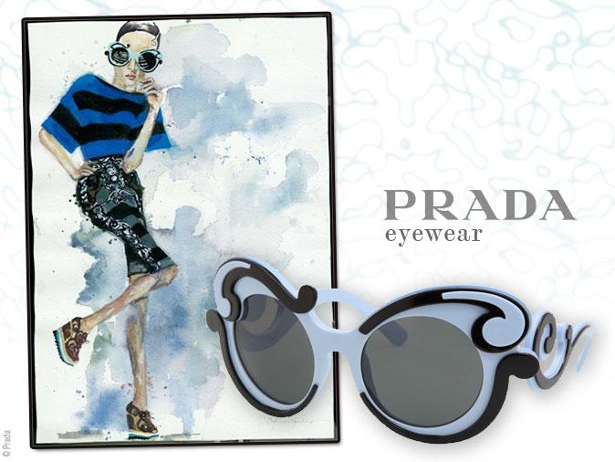 Ilustraciones de moda: Prada eyewear Ilustraciones de moda: Prada eyewear