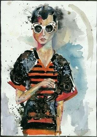 Ilustraciones de moda: Prada eyewear Ilustraciones de moda: Prada eyewear