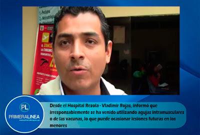 LE DICEN HOSPITAL PERO LA VIDA NO VALE NADA...