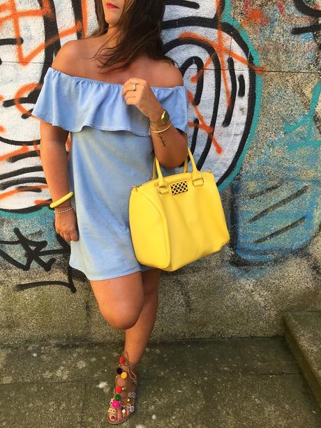 Denim + Yellow