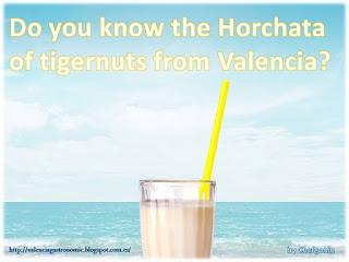 Horchata Valenciana de chufas (Tigernuts milk, Ofio milk ) - Traditional recipe from Valencia (Spain) -