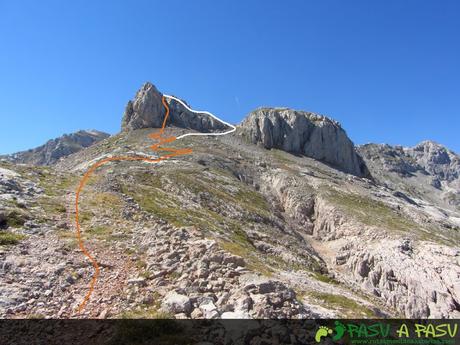 Subiendo al Castillo de Grajal