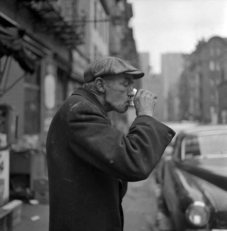 Man Drinking The Bowery 1953