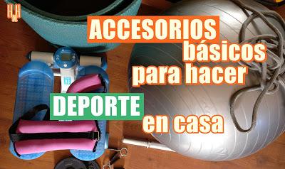 Accesorios básicos para hacer deporte en casa